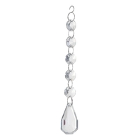 Madonna 5 Light Chrome Spare Clear Crystal set C