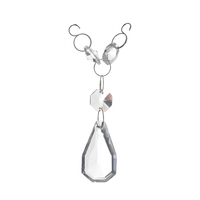 Madonna 5 Light Chrome Spare Clear Crystal set F