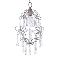 Madonna Easy to Fit Ceiling Pendant Shade - Chrome