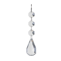 Madonna Wall Light Antique Brass Spare Clear Crystal set B