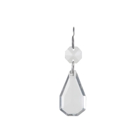 Madonna Wall Light Antique Brass Spare Clear Crystal set D