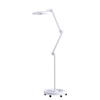 Magnifying Hobby Task Craft Lamp with Floor Stand - White