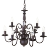 Marco 9 Light Chandelier - Bronze