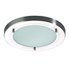 Mari Large Flush Bathroom Light - Stainless Steel