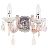 Marie Therese 2 Arm Wall Light Chandelier - Pink Blush