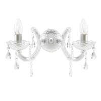 Marie Therese 2 Light Wall Light Chandelier - Chrome
