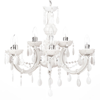 Marie Therese 9 Light Chandelier - White