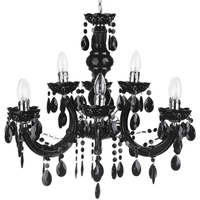 Marie Therese 9 Light Dual Mount Chandelier with FREE LED Bulbs - Black