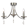 Marquis by Waterford - Bandon LED 3 Light Semi Flush Ceiling Light - Chrome