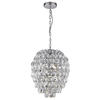 Marquis by Waterford - Flora Bathroom LED Crystal Drop Ceiling Pendant - Chrome