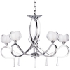Marta 5 Light Glass Ceiling Light - Chrome