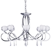 Marta 8 Light Glass Ceiling Light - Chrome