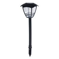 Mateo Outdoor Solar LED Spike Light - Black