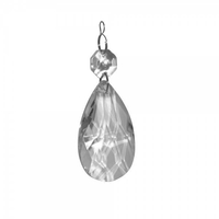 Medium Clear Almond Crystal
