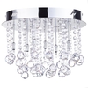 Melanie Crystal Flush Ceiling Light