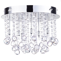 Melanie Crystal Flush Ceiling Light