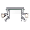 Mercury 4 Light Ceiling Mirror Flush Spotlight Plate - Chrome