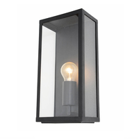 Mersey Outdoor Lantern Wall Light - Black