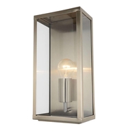 Mersey Outdoor Lantern Wall Light - Stainless Steel