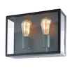 Mersey Outdoor Twin Wall Lantern - Black