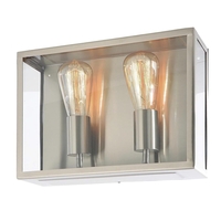 Mersey Outdoor Twin Wall Lantern - Steel