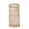 Milton Easy to Fit Light Shade Wicker Woven Cylinder
