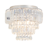 Mimas 3 Light Flush Ceiling Light - Chrome