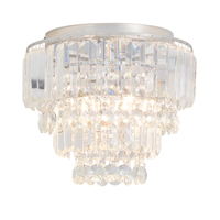 Mimas 3 Light Flush Ceiling Light - Chrome