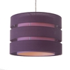 Mimis Easy to Fit Ceiling Shade Tiered Drum - Plum