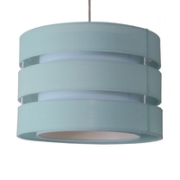 Mimis Easy to Fit Ceiling Shade Tiered Drum - Teal