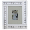 Mirrored Bar and Stud 1 Image Picture Frame - Silver