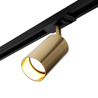 Mitchell Low Profile Track Head - Satin Brass