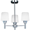 Molice Bathroom Ceiling Light Ribbed Opal Glass
