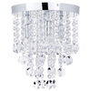 Montego 4 Light Crystal Effect Semi Flush Ceiling Light - Chrome