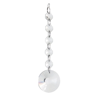 Montego 50cm Ceiling Spare Crystal Chrome Large Drop with five beads