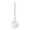 Montego 50cm Ceiling Spare Crystal Chrome Large Drop with four beads