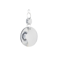 Montego 50cm Ceiling Spare Crystal Chrome Large Drop with one bead