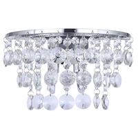Montego Chrome & Crystal Effect Wall Light