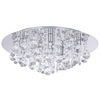 Montego Chrome Round Flush Ceiling Light
