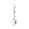 Montego Wall Light Spare Crystal Gold Large Drop with three beads