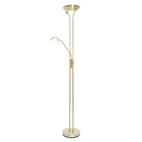Mother & Child LED Floor Lamp - Satin Brass