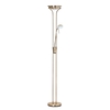 Mother and Child 2 Light Floor Lamp with Bulbs - Antique Brass