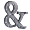 Novelty Ampersand Shaped Table or Wall Light - Grey