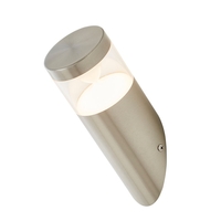 Nura 1 Light Angled Outdoor Wall Light - Stainless Steel