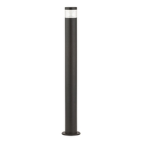Nura LED 360° Post Bollard Light - Black