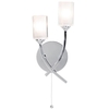 Octi 2 Light Wall Light - Chrome