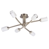 Octi Semi Flush Ceiling Light - Antique Brass