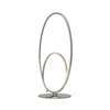 Olivia LED Oval Table Lamp - Chrome