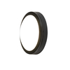 Outdoor 12 Watt LED Round Bulkhead Wall Light - Black