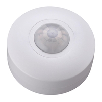 Outdoor Circular 360 Degree IP44 PIR Sensor - White